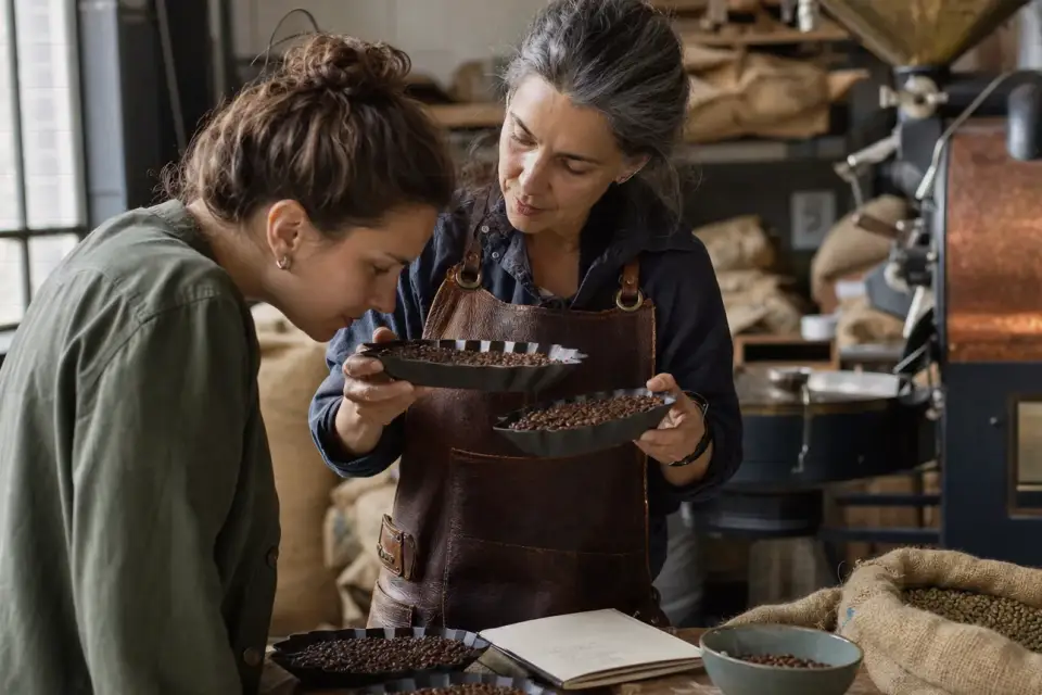 Emotionaler Kaffeemoment zu entkoffeinierte kaffeebohnen für filterkaffeemaschinen für wenig bitterkeit