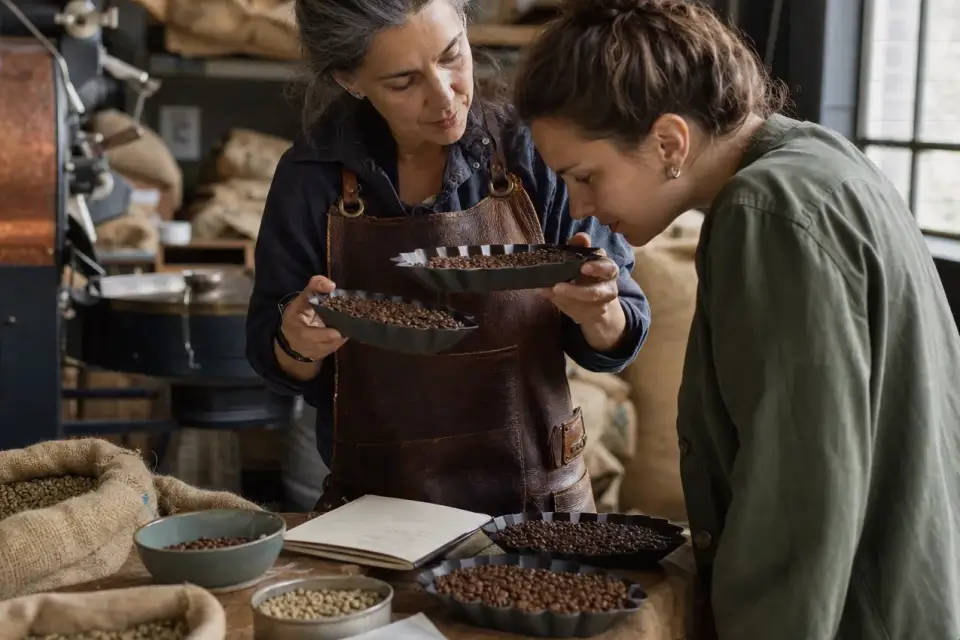 Emotionaler Kaffeemoment zu kaffeebohnen für espressokocher für empfindlichen geschmack