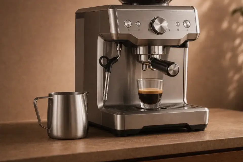 Emotionaler Kaffeemoment zu cold brew läuft zu langsam am morgen
