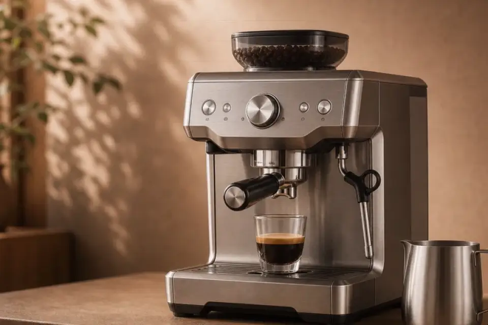 Emotionaler Kaffeemoment zu espresso ist zu kalt nach der reinigung