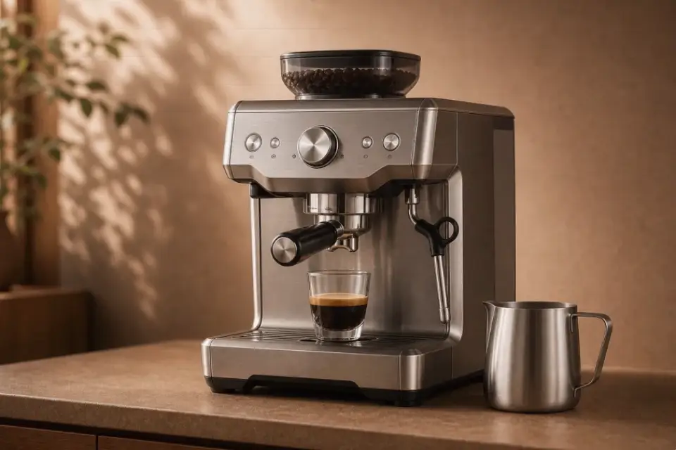 Emotionaler Kaffeemoment zu espresso schmeckt bitter am morgen