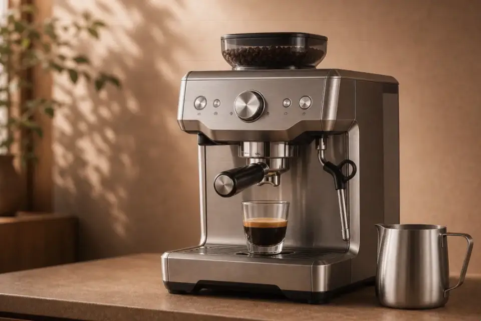 Emotionaler Kaffeemoment zu espresso schmeckt sauer am morgen