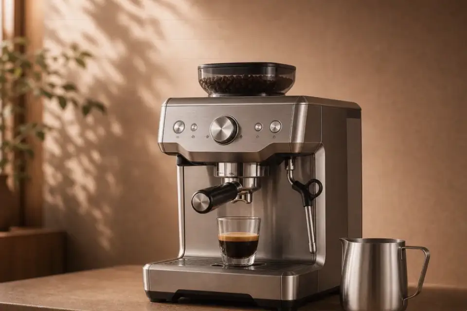 Emotionaler Kaffeemoment zu espresso schwankt im geschmack bei mehreren tassen