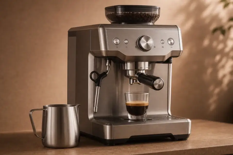Emotionaler Kaffeemoment zu handfilter hat keine crema nach dem bohnenwechsel