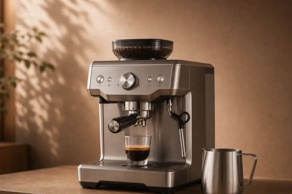 Emotionaler Kaffeemoment zu handfilter schmeckt verbrannt am morgen
