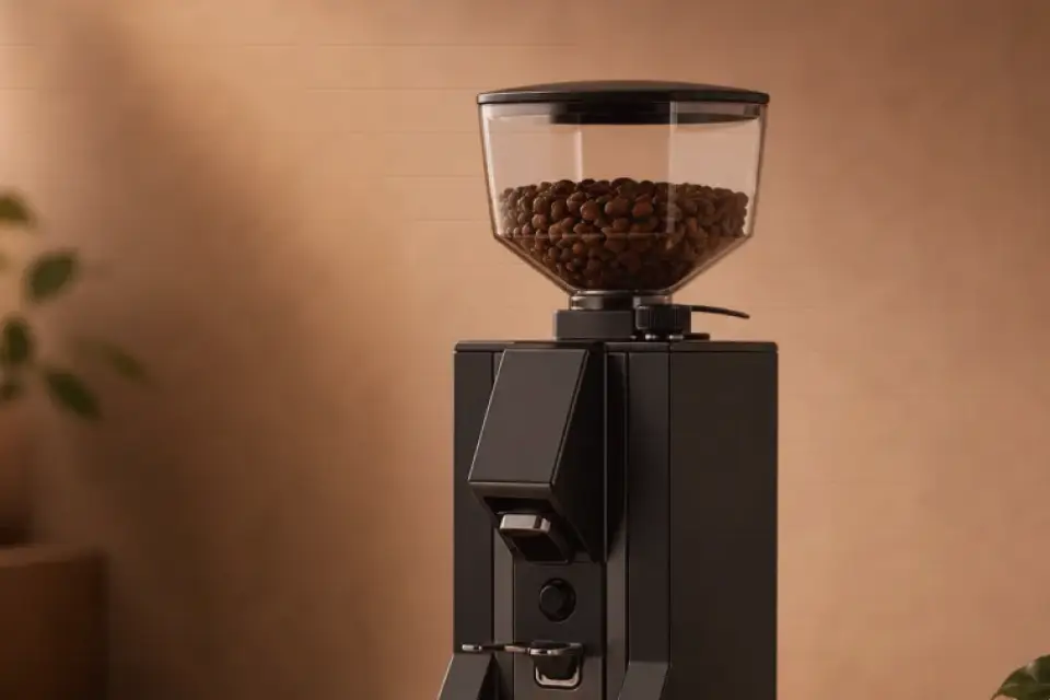 Plausibler Arbeitsschritt zu kaffeemühle schmeckt bitter am morgen