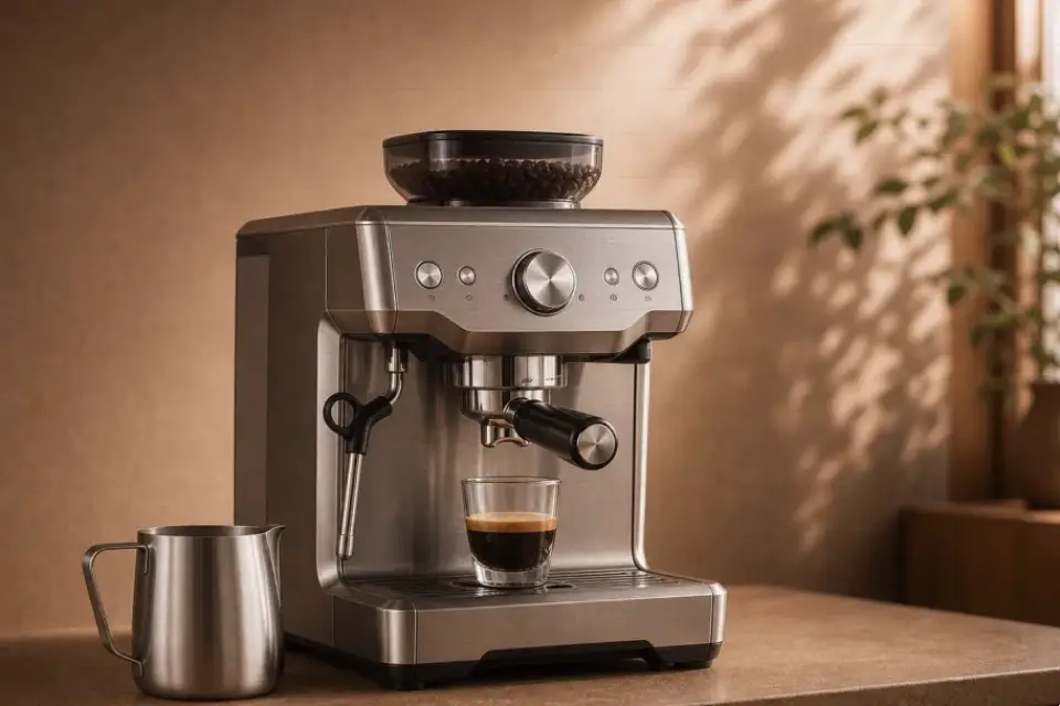 Emotionaler Kaffeemoment zu kaffeemühle schmeckt wässrig am morgen
