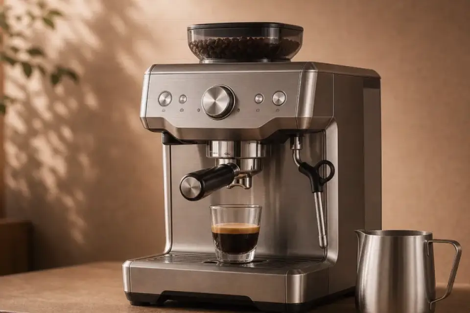 Emotionaler Kaffeemoment zu kaffeevollautomat schmeckt sauer nach dem bohnenwechsel