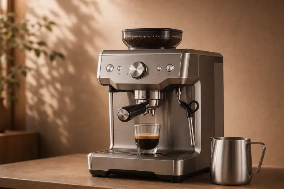 Emotionaler Kaffeemoment zu milchaufschäumer schmeckt verbrannt mit neuen geräten