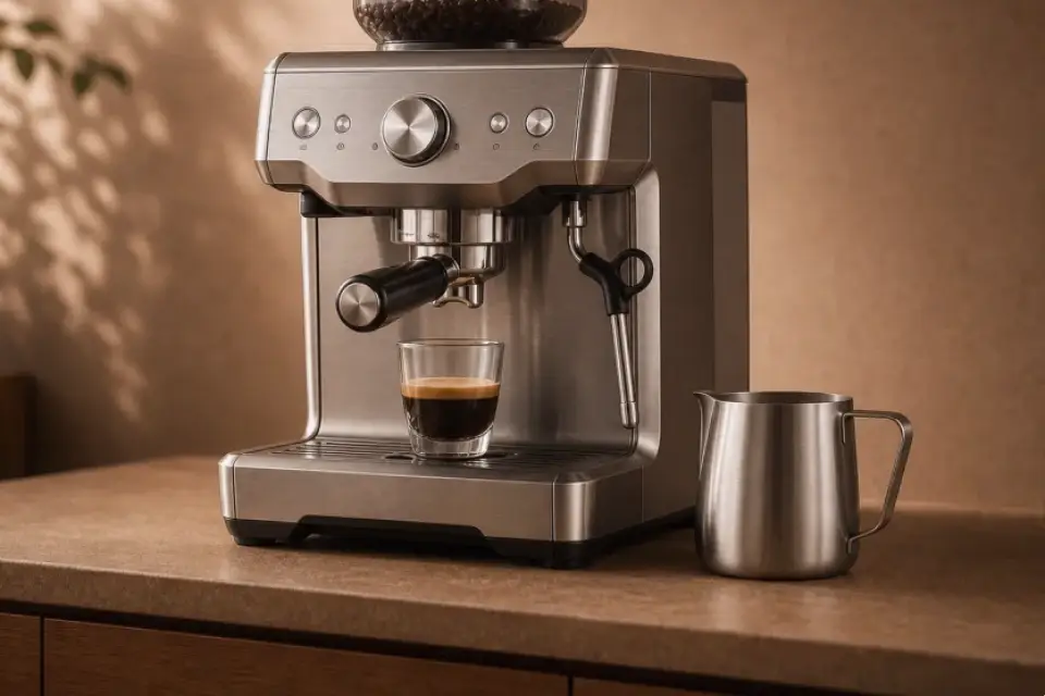 Emotionaler Kaffeemoment zu siebträger hat wenig aroma nach der reinigung