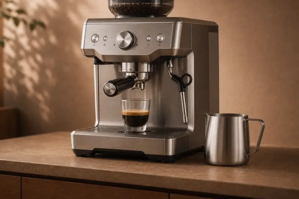 Emotionaler Kaffeemoment zu siebträger läuft zu schnell nach dem bohnenwechsel