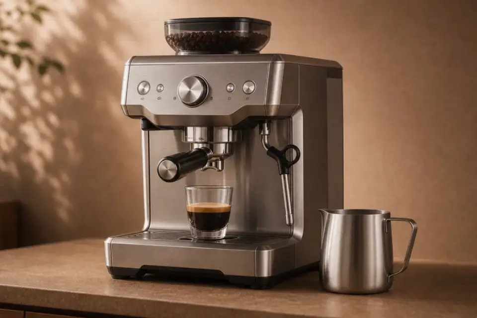 Emotionaler Kaffeemoment zu siebträger schmeckt bitter am morgen