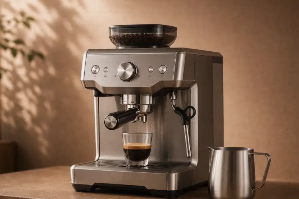 Emotionaler Kaffeemoment zu siebträger schmeckt verbrannt bei mehreren tassen