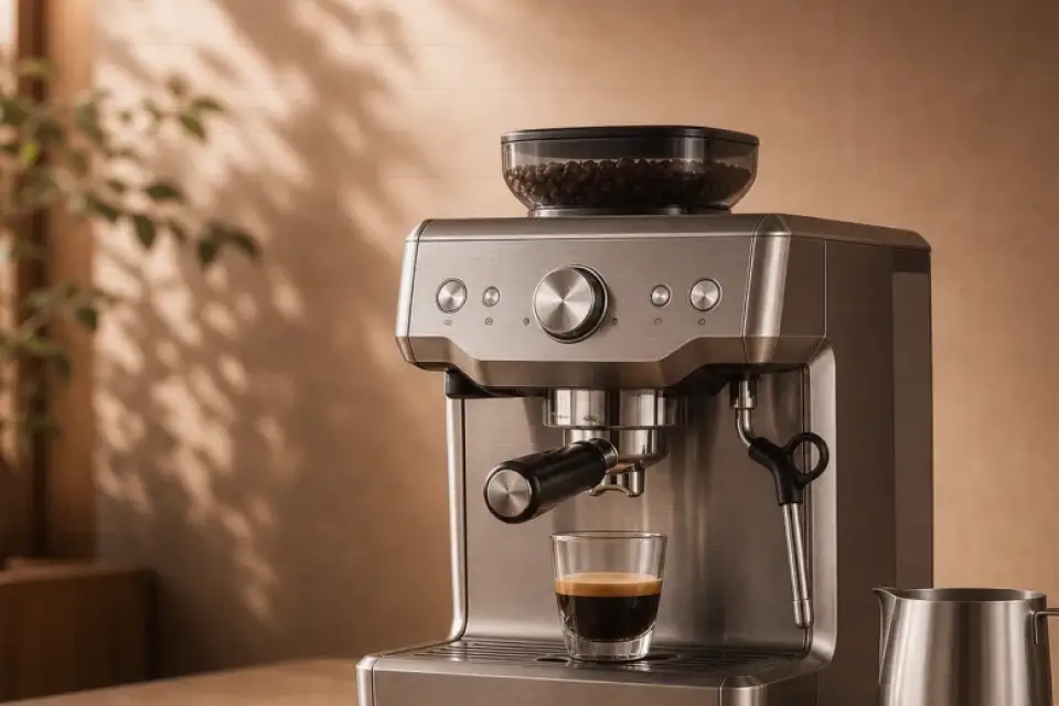 Emotionaler Kaffeemoment zu siebträger schwankt im geschmack bei mehreren tassen