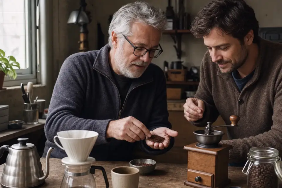 Emotionaler Kaffeemoment zu americano zubereiten mit klaren fruchtnoten mit hartem wasser