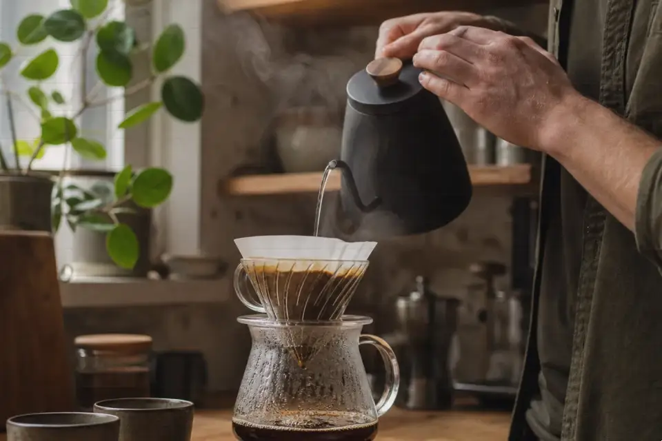 Plausibler Arbeitsschritt zu café crema zubereiten für reproduzierbare ergebnisse ohne waage