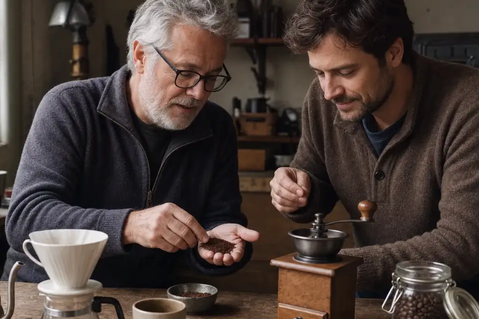 Emotionaler Kaffeemoment zu cold brew zubereiten mit kräftigem körper mit hartem wasser