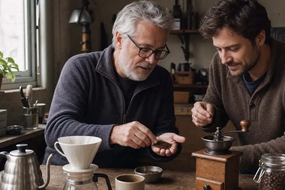 Emotionaler Kaffeemoment zu filterkaffee zubereiten ohne sauren geschmack ohne waage