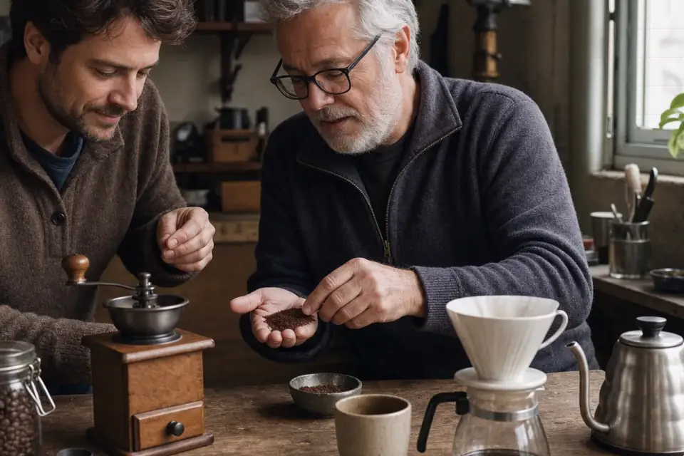 Emotionaler Kaffeemoment zu flat white zubereiten für reproduzierbare ergebnisse mit hafermilch